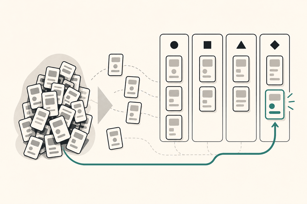 Turning a Mobile Backlog Into a Client Decision Artifact